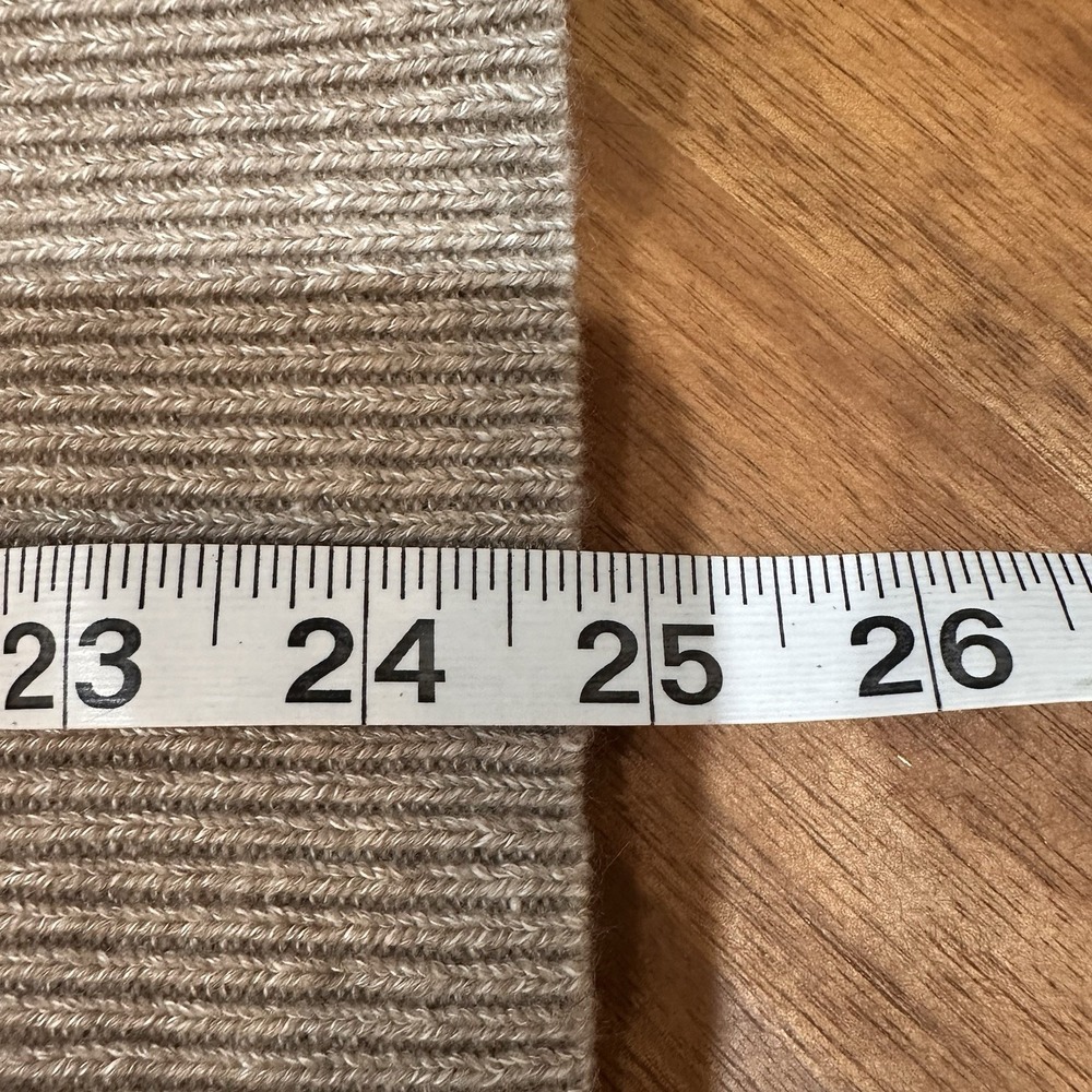 Michael Kors Collection Cashmere Beige Sleeveless Turtleneck Sweater XS‎ Neutral - Picture 7 of 7